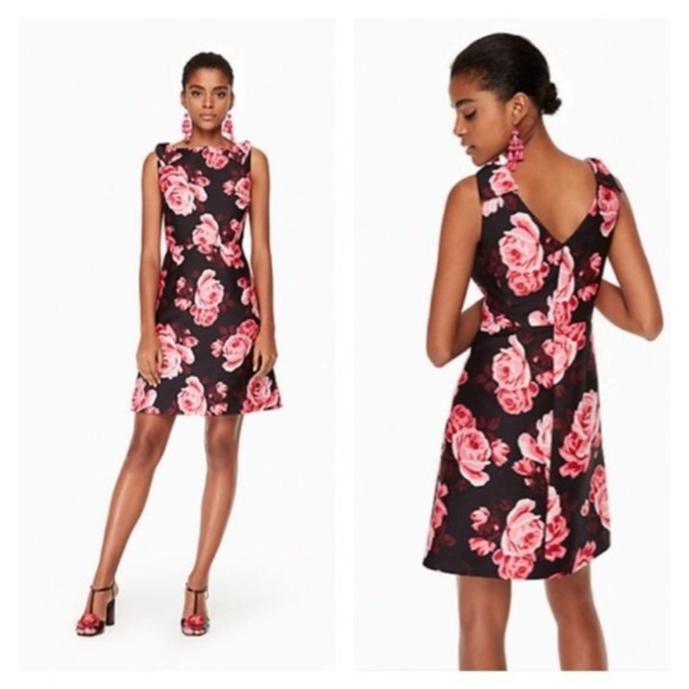 Kate Spade NWT Rambling Roses Rosa a-line dress. Size 00​